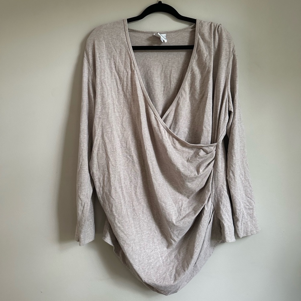 DG2 By Diane Gilman 1X Tan Shirt